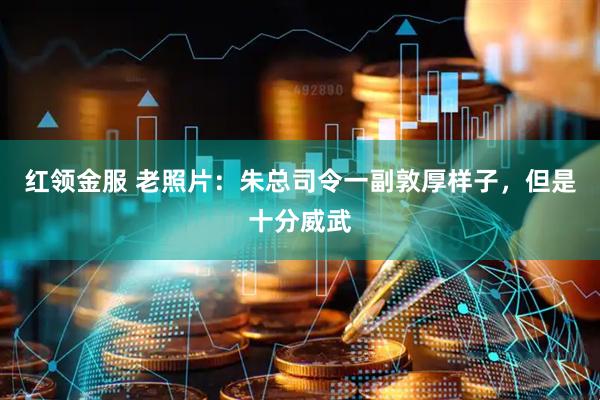 红领金服 老照片：朱总司令一副敦厚样子，但是十分威武